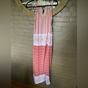 New w/ Tags!! Knox Rose 🌹 Boho Maxi dress with tassel fringe tie back